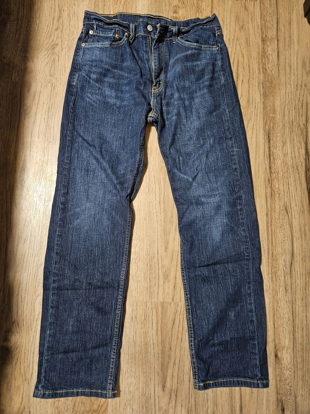 Levi's Men's 505 Indigo Straight Jeans W34 L32